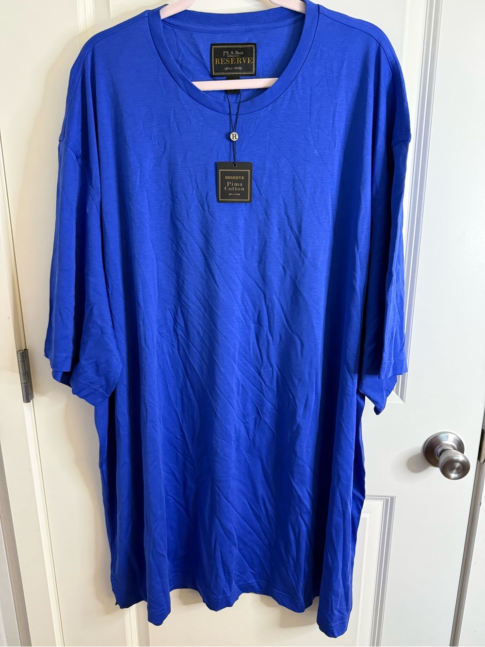 Jos. A. Bank Reserve Men’s 3XLT Tall Royal Blue Pima Cotton T-Shirt NWT